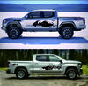 Car Side Door Trunk Decoration Decals 4X4 Off Road Pickup Graphics Sticker Black