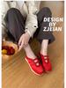 New Women's 2025 Genuine Leather Velcro Trainers: Thick Sole, Breathable, Versatile, In-Stock Casual Shoes