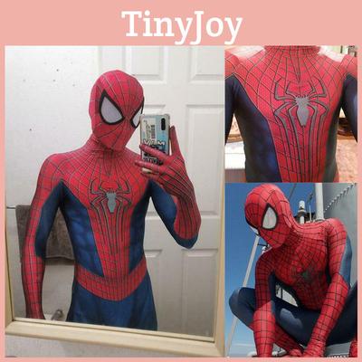 Increíble Disfraz de Cosplay de The Spiderman Traje Zentai de Spiderman Adulto Halloween