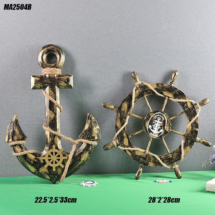 Sailor Personality Ornament Mediterranean Helmsman Anchor Combination Bedroom Decoration