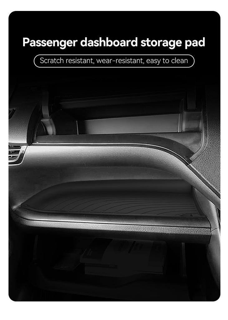 Suitable for 14-21 Toyota Voxy/NOAH 80 series car co-driver silicone instrument panel pad storage storage pad