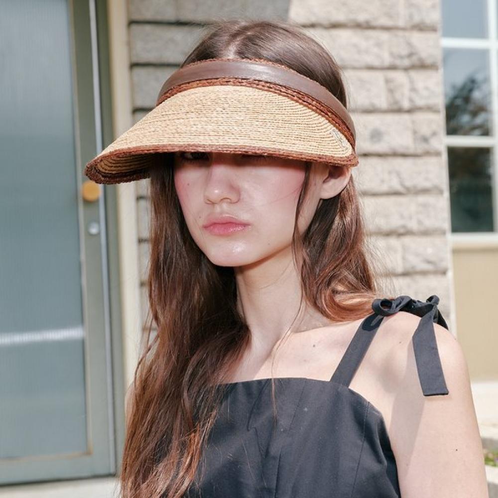 Allincomplete Diana Rafia Sun Visor  2 Colors 