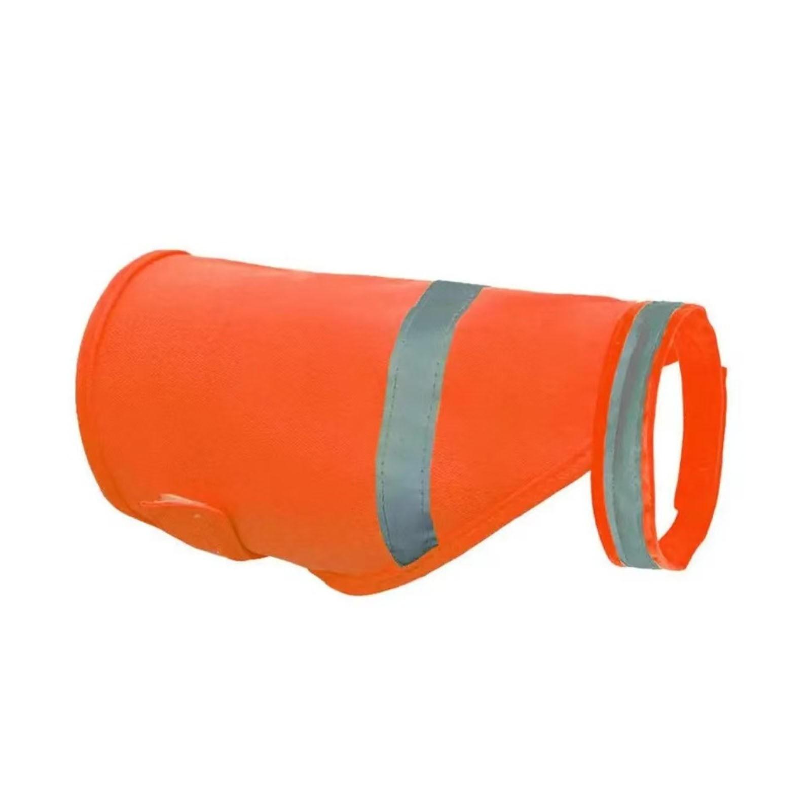 

Одежда для собак Big Dog Night Светоотражающая защитная одежда Pet Breathable Жилет M оранжевый