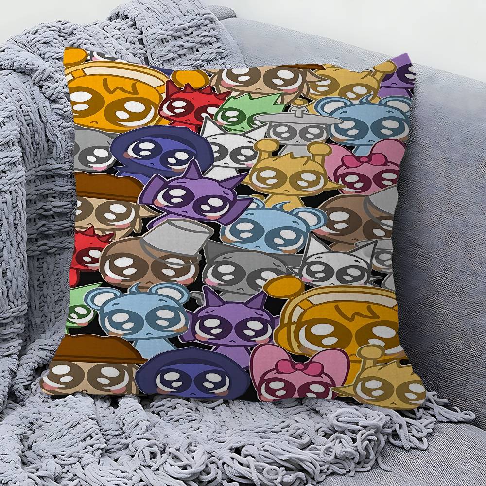 Cartoon S-Sprunki Pattern Cushion Cover Decorative Pillow Sofa Home Decor Case Pillow Cases