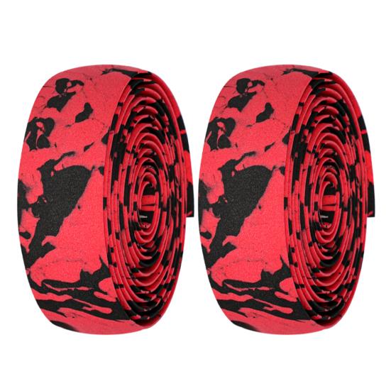 1 Set Bicycle Handlebar Tapes Elastic Sweat-proof Ergonomic Anti-slip Road Bicycle Bar Tapes for Refit