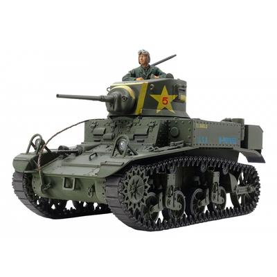 Tamiya 135 Military Miniature Series Nr. 360 Amerikanischer leichter Panzer M3 Stuart, spätes Modell, Plastikmodell 35360
