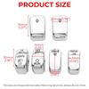 Handle Bar Switch Button Cover Cap Kit Fit for 1996-2017 Harley VRSC Sportster Dyna Softail Road King,6pcs (Chrome)