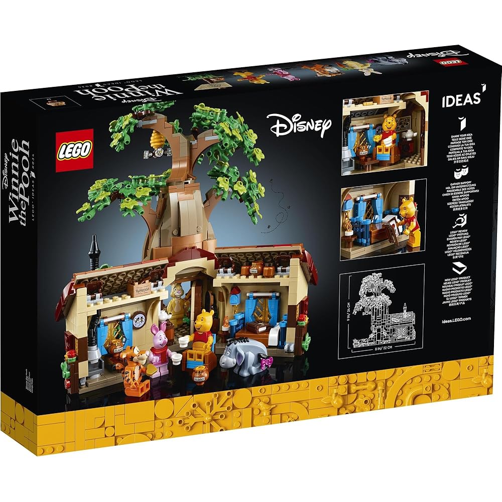 LEGO Ideas Winnie the Pooh Christmas Set 21326 Building Blocks Toy for Kids and Adults