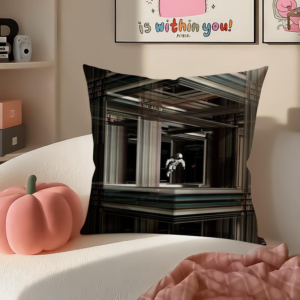 

Classic Epic SciFi American Movie IInterstellar Cushion Cover Pillowcase Short Plush Invisible zipper Room Sofa Cushion Cover 30X30cm