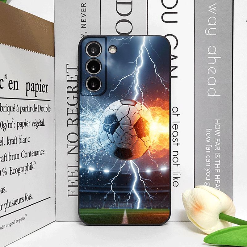 

Creative Lightning Football Printed Phone Case for Honor Huawei 400 200 Lite 100 PRO 90 Magic 7 6 Lite 5 Pro Frosted Soft Cover HONOR 400 Lite