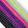 1 Strand 6/8mm Solid Color Glass Beads Loose Spacer Round Beads For Jewelry Making DIY Handmade Bracelet Necklace Accessories