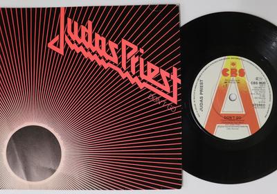 7inch Record JUDAS PRIEST - Don't Go / Solar Angels CBS9520PROMO CBS 1981 UK Metal Used