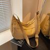 Solid Color Simple Casual Messenger Bag Women's New Shoulder Bag Outdoor Trendy Student Bag