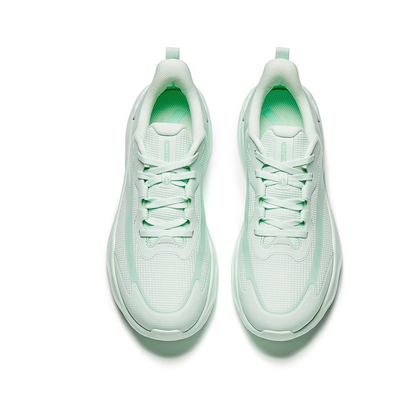 Anta Milk Candies Slip Resistant, Abrasion Resistant, Breathable Low top Training Shoes Women's Light Cloud Green 922547703Q-3