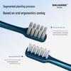 Men's Medium Hard Travel Toothbrush - Adult Oral Cleaning Brush, Single Pack