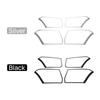 For Toyota Camry 70 XV70 2018      Hybrid Stainless Car Audio Speaker Door Loudspeaker Cover Trim Stickers