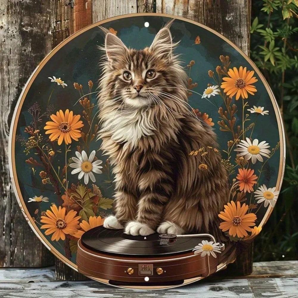 

Waterproof Metal Tin Sign High Definition Wall Decor Pre Drilled Holes Easy Installation Christmas Thanksgiving Gift 20x20 різнокольоровий
