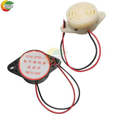 Elektronischer Summer SFM-27 Modell DC6 DC3-24V Kontinuierlicher Akustischer Alarm Elektronischer Summer Arduino Van Intermittierender Kontinuierlicher Summer