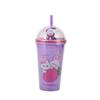 Cartoon Student Creative Portable Portable Cup Summer Outdoor Micro Landscape Straw Plastic Water Cup Bunny Doll Cup