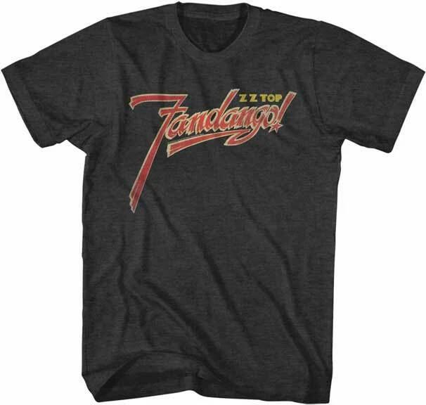 ZZ Top Fandango Album Logo Men s T Shirt Rock Music Band Merch 4XL