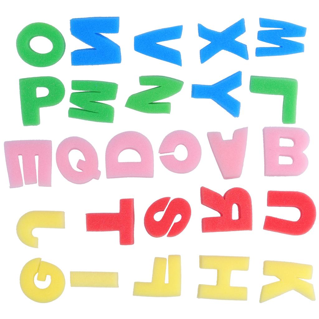 Malovací houbička s abecedou pro děti, kreslicí umělecká pomůcka, DIY razítko s 26 písmeny, vzdělávací hračky