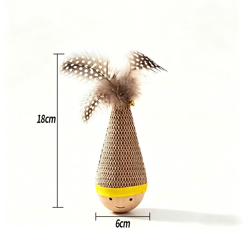 1/2/5pcs Cat Toy Swing Toy Dynamic Shaking Interactive Game Specially Designed Cats Independent Playtime Feather Style Pet Toy