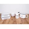 Fuji Enamel Limited Edition Miffy Nine Chest Shallow Container L, White, Enamel Storage Container with Lid