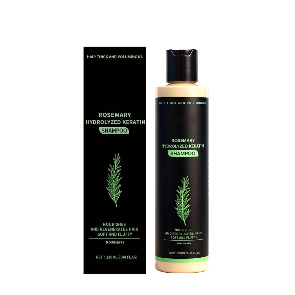 Rosemary Keratin Volumizing Shampoo Gentle Cleansing Moisturizing Smooth Hair Natural Fullness Hair Care