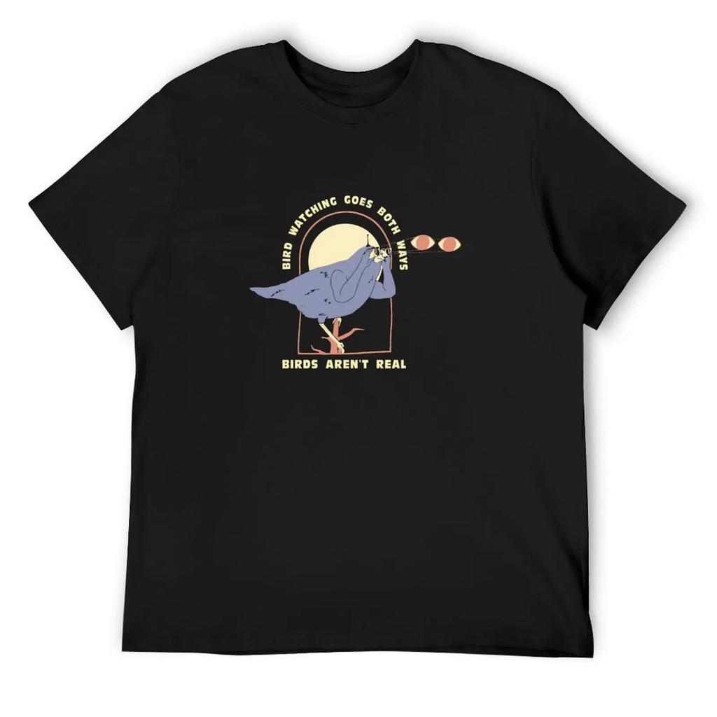 Birdwatching goes both ways T-Shirt blue lock affliction shirts clothes funny meme t-shirts men t shirts high quality