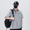 Updated Summer T-shirt Comfortable Fit Trendy Lapel Short-sleeved POLO Top T-shirt