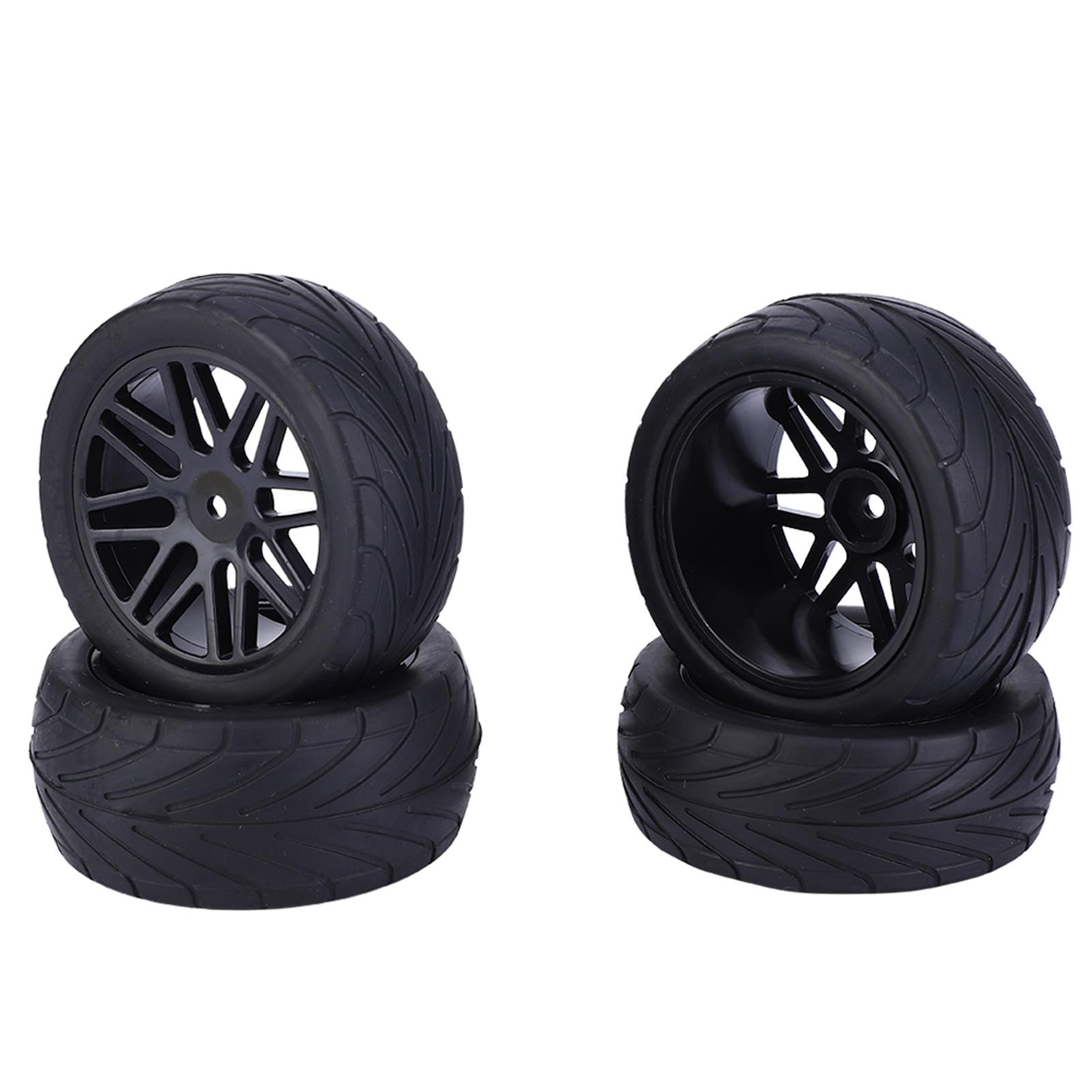 

4Pcs 110 Universal RC Car Wheels Crawler Vehicle Tyres Tires Remote Control Car Accessories 85mm чорний
