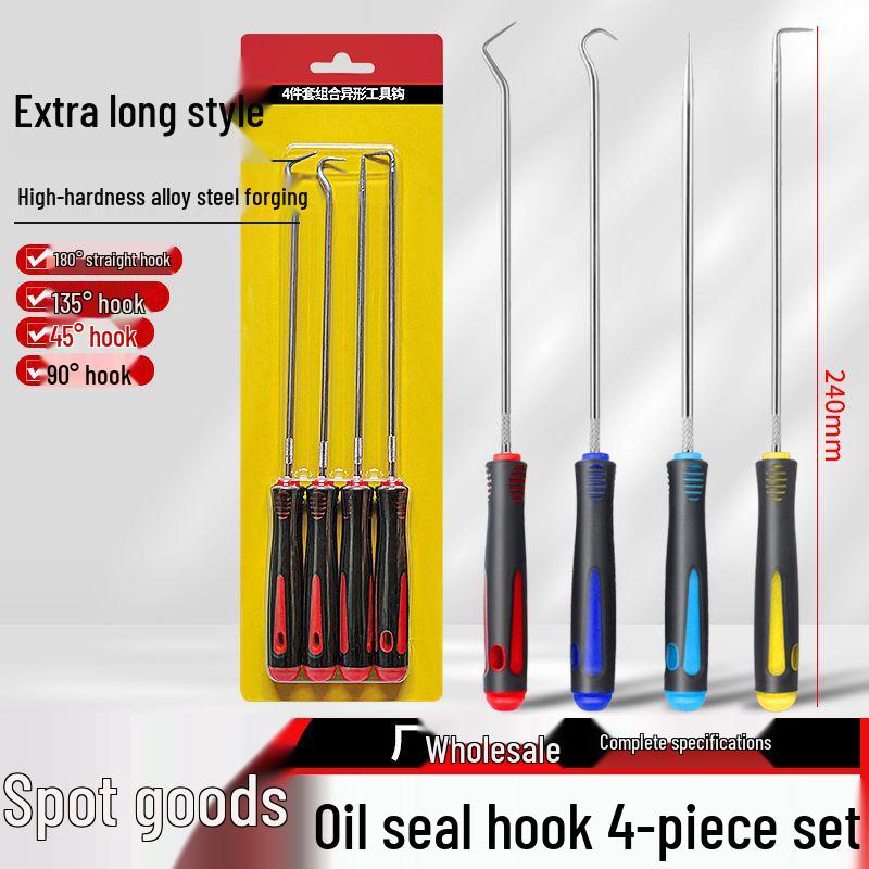 6-Piece Car Oil Seal & Tire Repair Tool Set