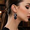 Halloween Witch Earrings Earrings, Gothic Drop Lightweight Acrylic Pendant Anti-rust Alloy for Women Girls Day of The Dead Accessories Retro