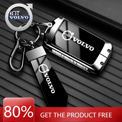 Emblems 2026 New For Gradient Car Key Case Cover Key Bag Shell For Volvo XC60 XC40 XC90 S90 V60 S60 V90 C40 Polestar 1 Pol