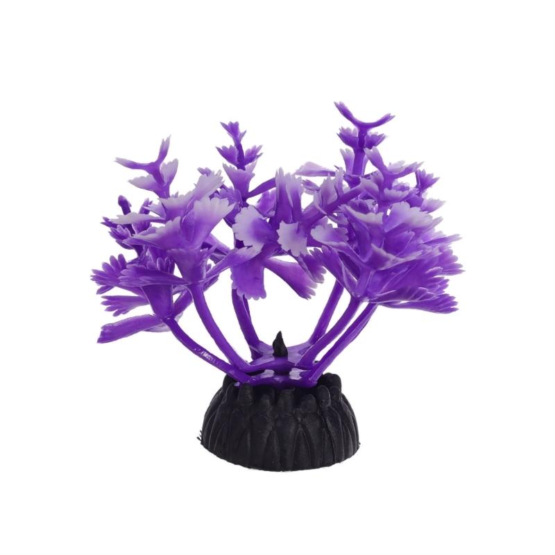 Artificial Aquarium Plant for Fishtanks, Greenery Decorative Figurine for Aquascaping and Layered Aquarium Layouts