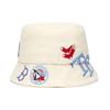 MLB New York Yankees Cotton Bucket Hats Unisex White Fashion 3AHT0601N-00CRS