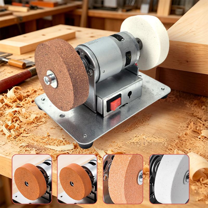 220V Mini Bordplade Dobbelt-Hoved Slibe- og Polerings Mikro Elektrisk Knivsliber