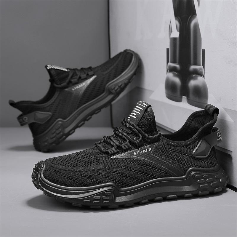 Fashion Casual Shoes for Men Sneakers No Slip Men Tennis Shoes Outdoor Comfortable Slip On Running Sneakers Breathable Mountaineering