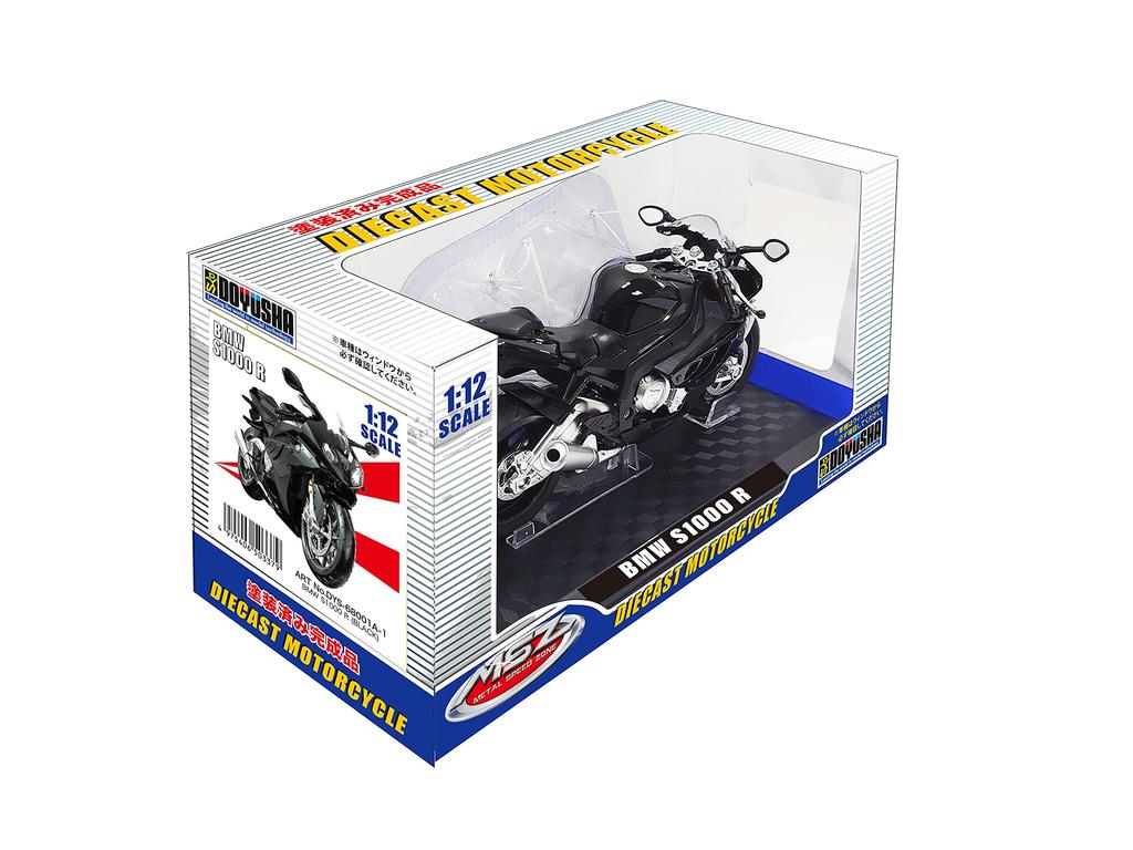 DOYUSHA Diecast Motorcycle 1/12 Scale BMW S1000 RR Black Finished Product