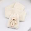 Adult Autumn Winter Korean Cute Cartoon Bear Plush Scarf Winter Warm Thick Versatile Neck Warmer