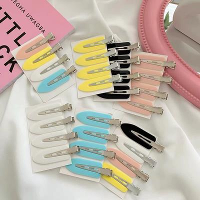 10 Stück/Set Knickfreie Basis-Haarspangen für Frauen Mädchen Haarstyling Make-up Keine Knicke Haarnadeln Haarspangen Mode Haaraccessoires
