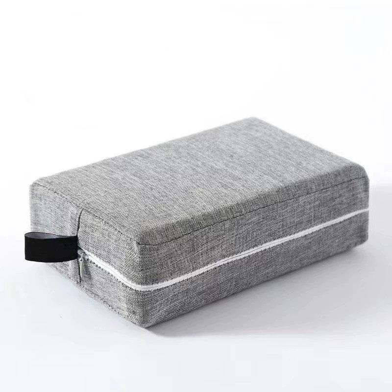 1PC Yoga Pillow Bag Yoga Block Set Pilates Brick Fitness Band Set Exercise Fitness Training Block Brick Elastic Band