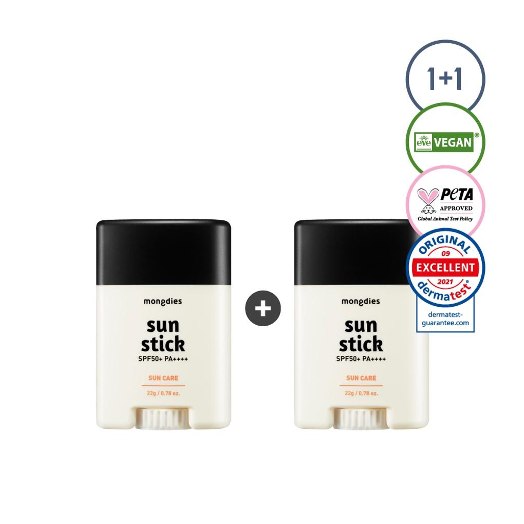 [1+1] Mongdies Baby Sunscreen for Children 22g+22g [SPF50+ PA++++]