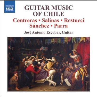 CD JOSE ANTONIO ESCOBAR  Chilean Guitar Music Collection 8570341  2013 Japan ObiLatin Used