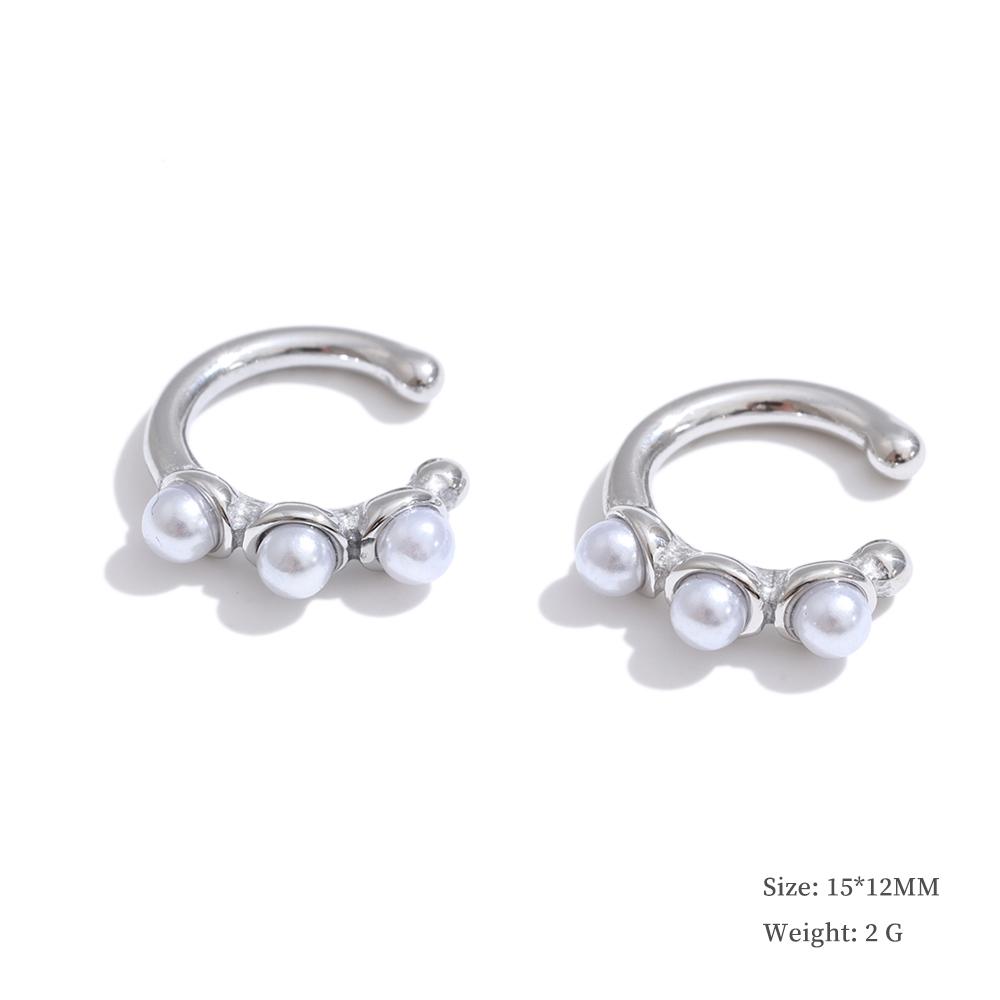 Yhpup Stainless Steel Adjustable Ear Bone Clip Earrings Arrivals Platinum Plated Popular Charming Chic Accessories Wholesale