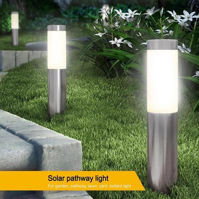 Lumière de jardin extérieure solaire cylindrique Long Tube éclairage jardin étanche prise de terre lumière Led lumière de pelouse