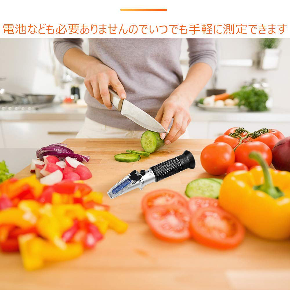 SANWA Handheld Brix Automatische Temperatur Haushaltsgebrauch Brix für und Ideal für Unabhängige Forschung und Gesundheit Enthält Japanische Bedienungsanleitung