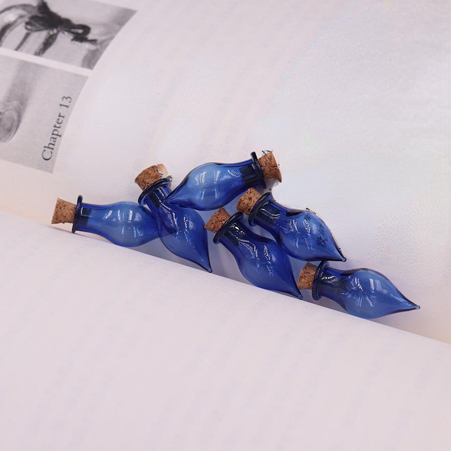 Doplňky pro kutily Ručně vyrobený materiál Příslušenství Skleněná láhev na přání Driftovací láhev s dřevěnou zátkou Kreativní driftovací láhev