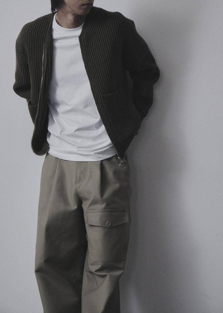 Meobseu Pocket Cotton Pants [Khaki]