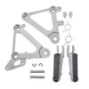 Motorcycle Front Footrests Foot Pegs Footpeg Set For Honda CBR400 NC23 1988-1989